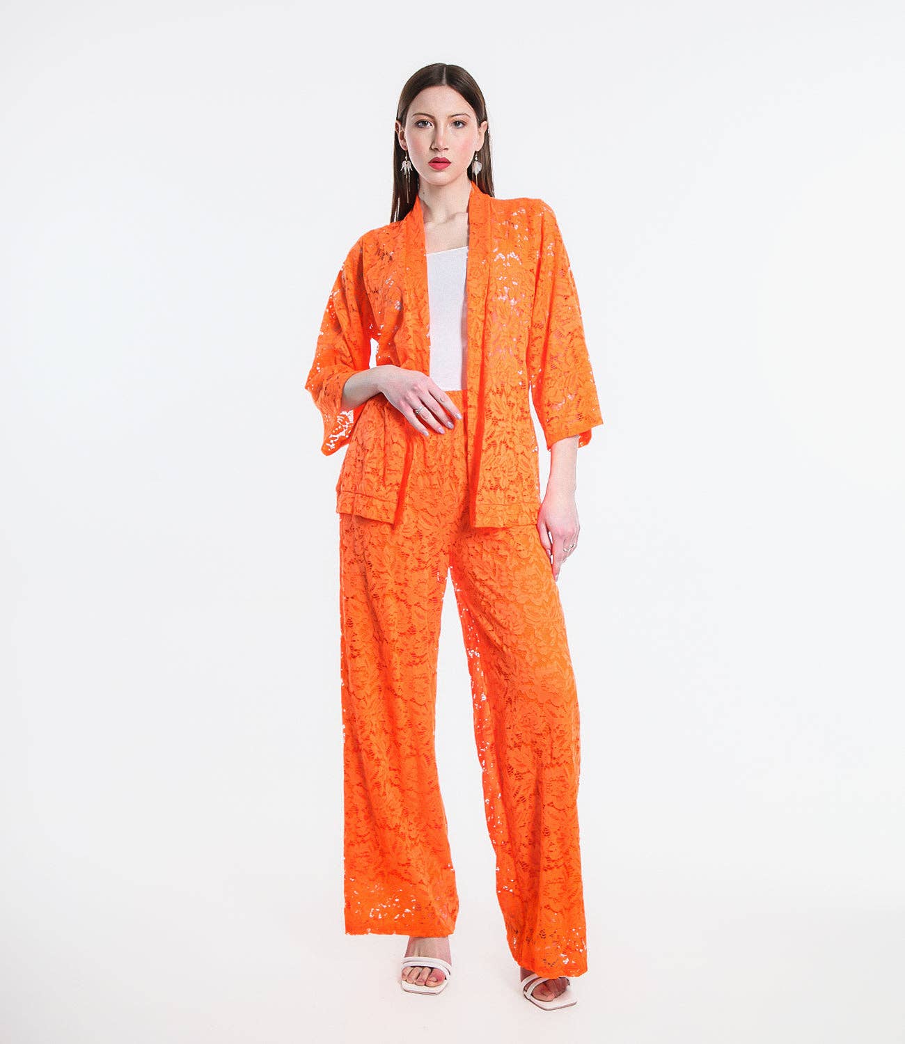 modáh - Vente Kimono – femme - Kimono à ceinture à la taille0