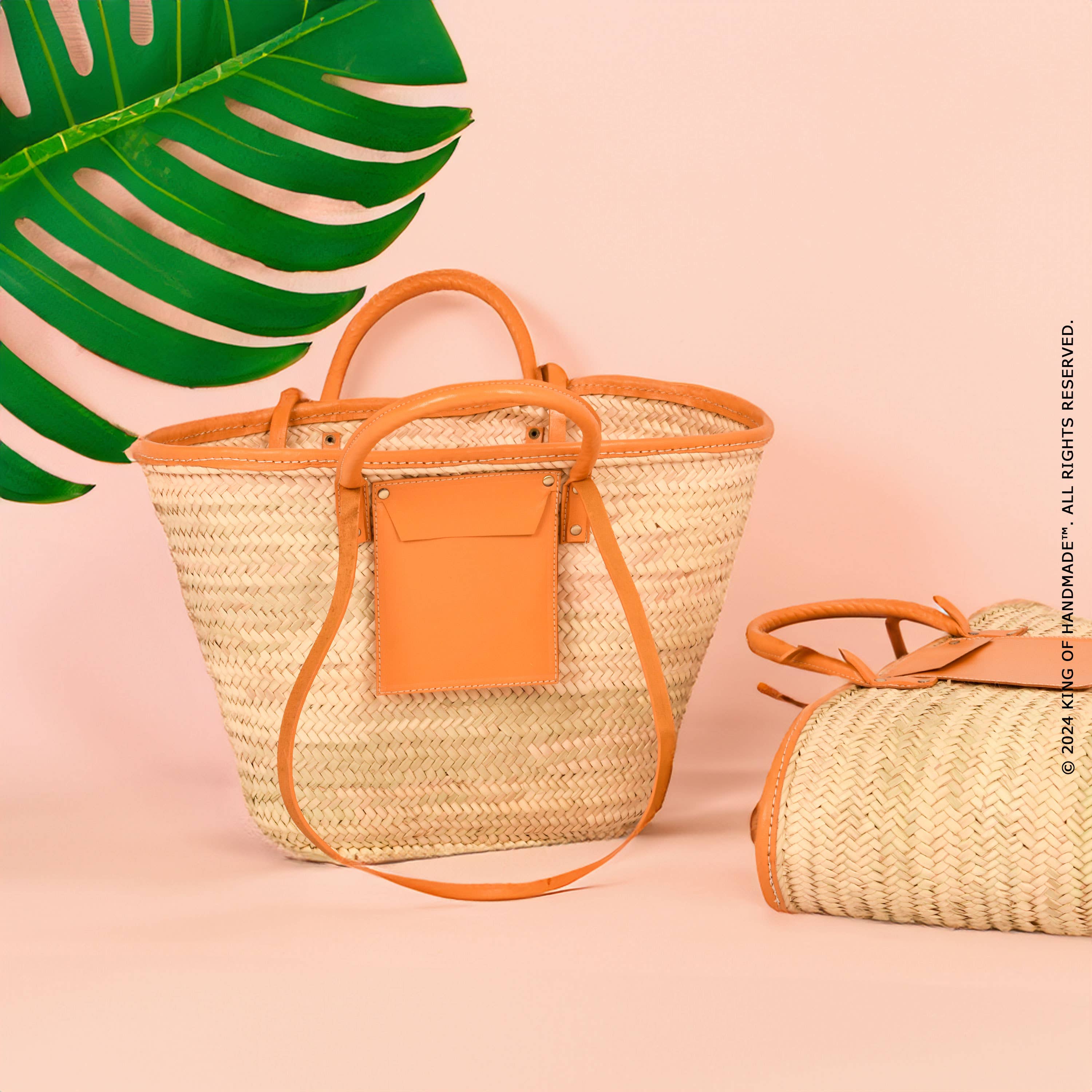 King Of Handmade - Vente Sac de plage - Sacs à main et à bandoulière - Sac à main pour femme - Sac fourre-tout en paille17