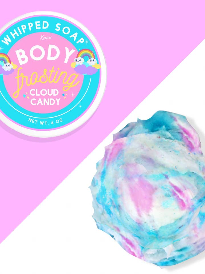 Glassa per il corpo Cloud Candy per la vendita all'ingrosso da parte di Kmoni Cosmetics