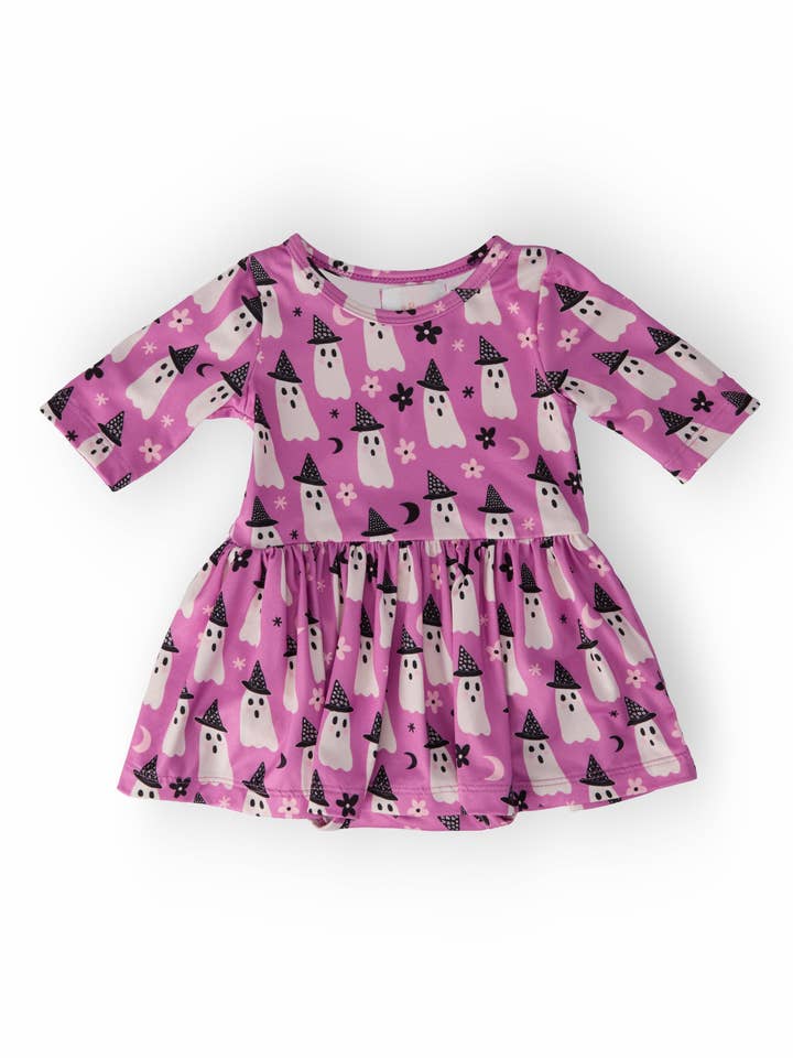 Mila & Rose - Wholesale Bodysuit (Non-Footed) - Baby - Witches Boo Twirl Bodysuit0