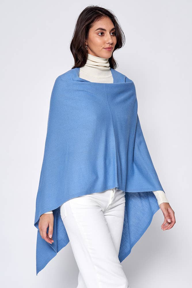 Hana - Wholesale Poncho - Women's - Solid Scarf Poncho7