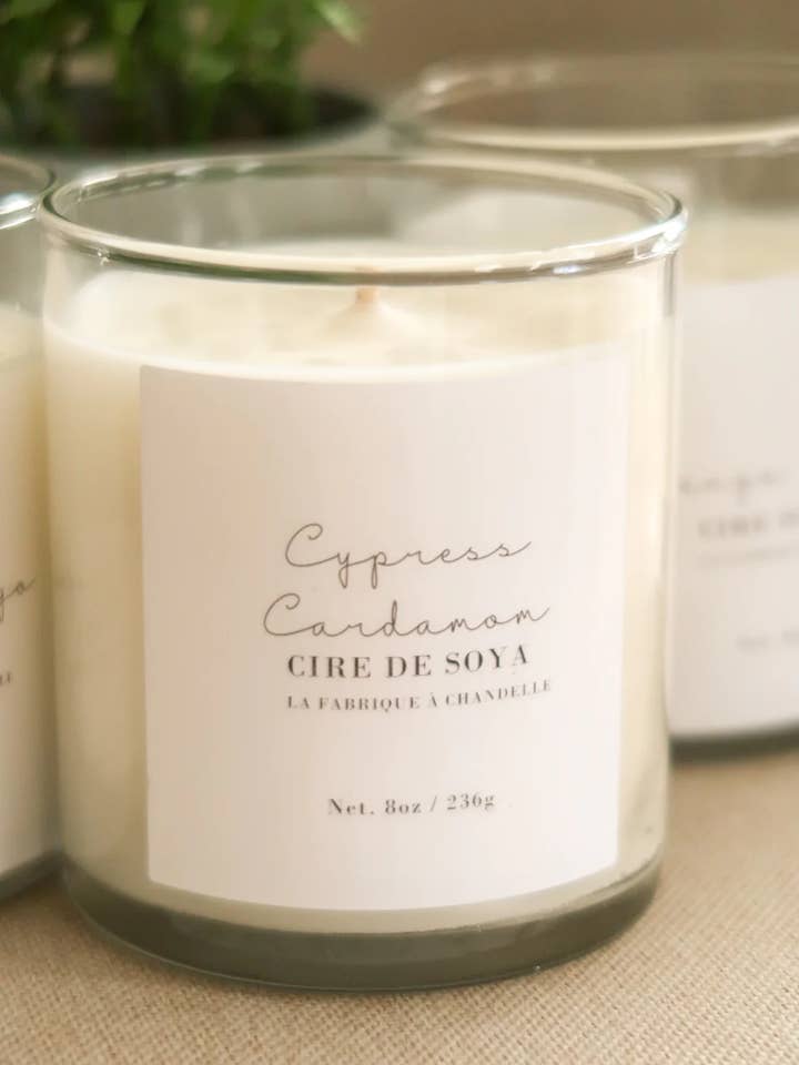 Cypress-Cardamom for wholesale by La fabrique à chandelle