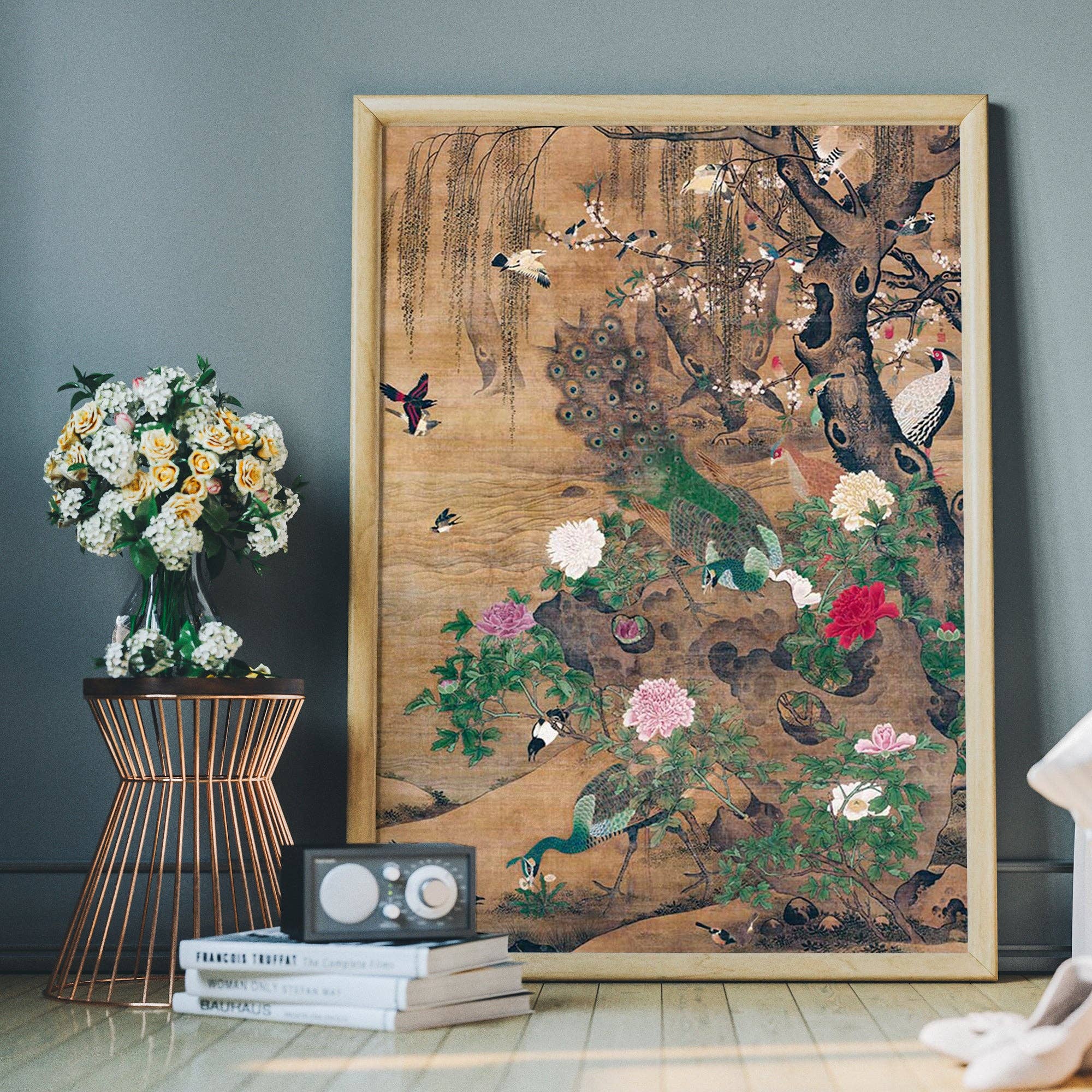 Ink & Drop – wholesale Painting/drawing – Birds and flowers vintage painting by Yin Hong3
