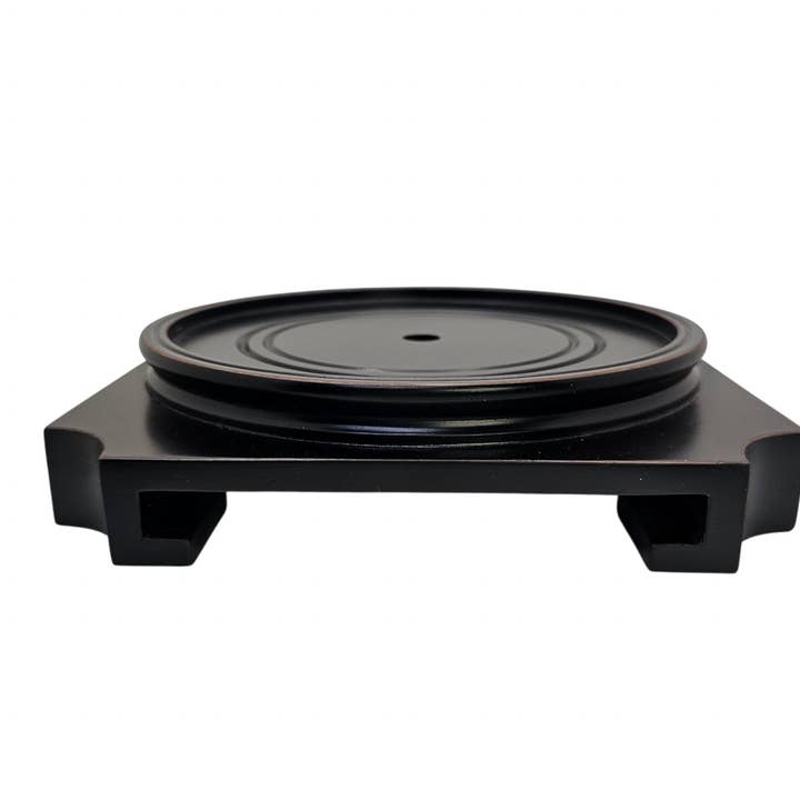 Round Top Sq Bottom Stand 6.5" for wholesale by T-Trove Asian Decor