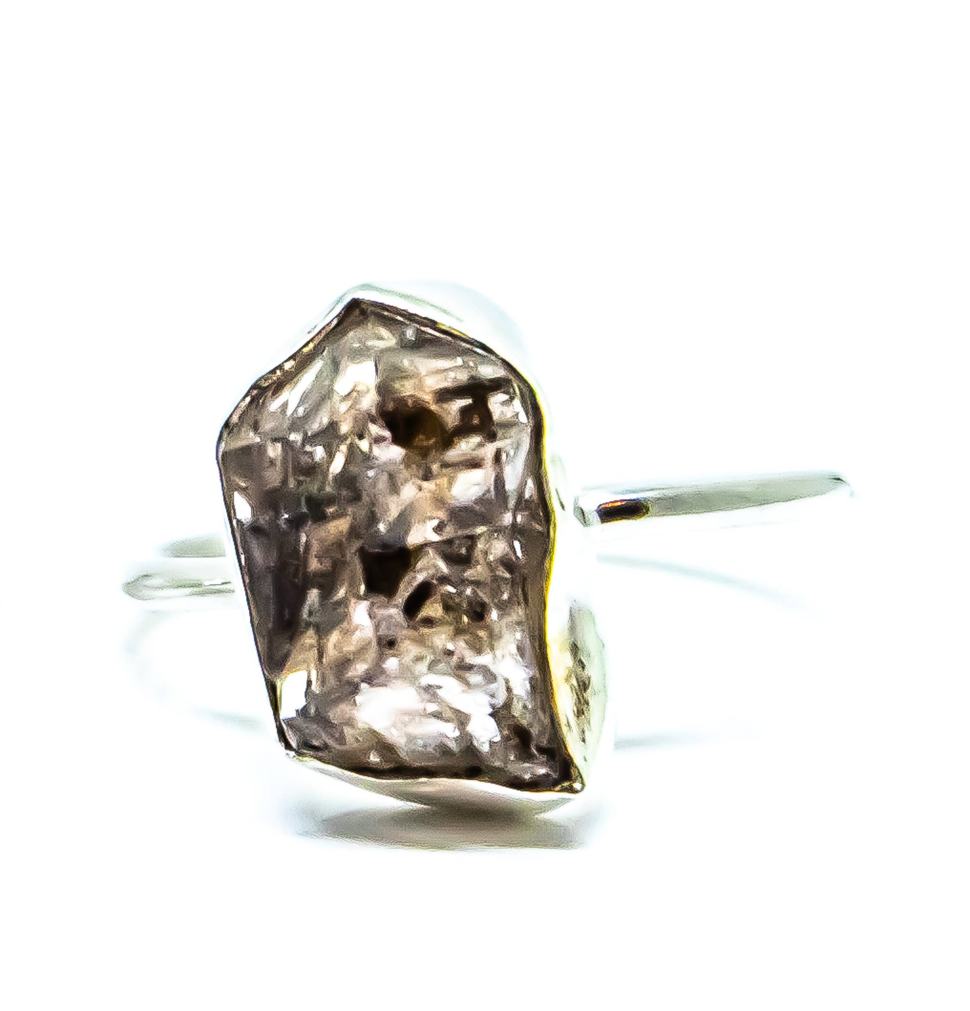 Quasar Gems USA – wholesale Solitairering – Ring i sterlingsilver med Herkimer-diamant4