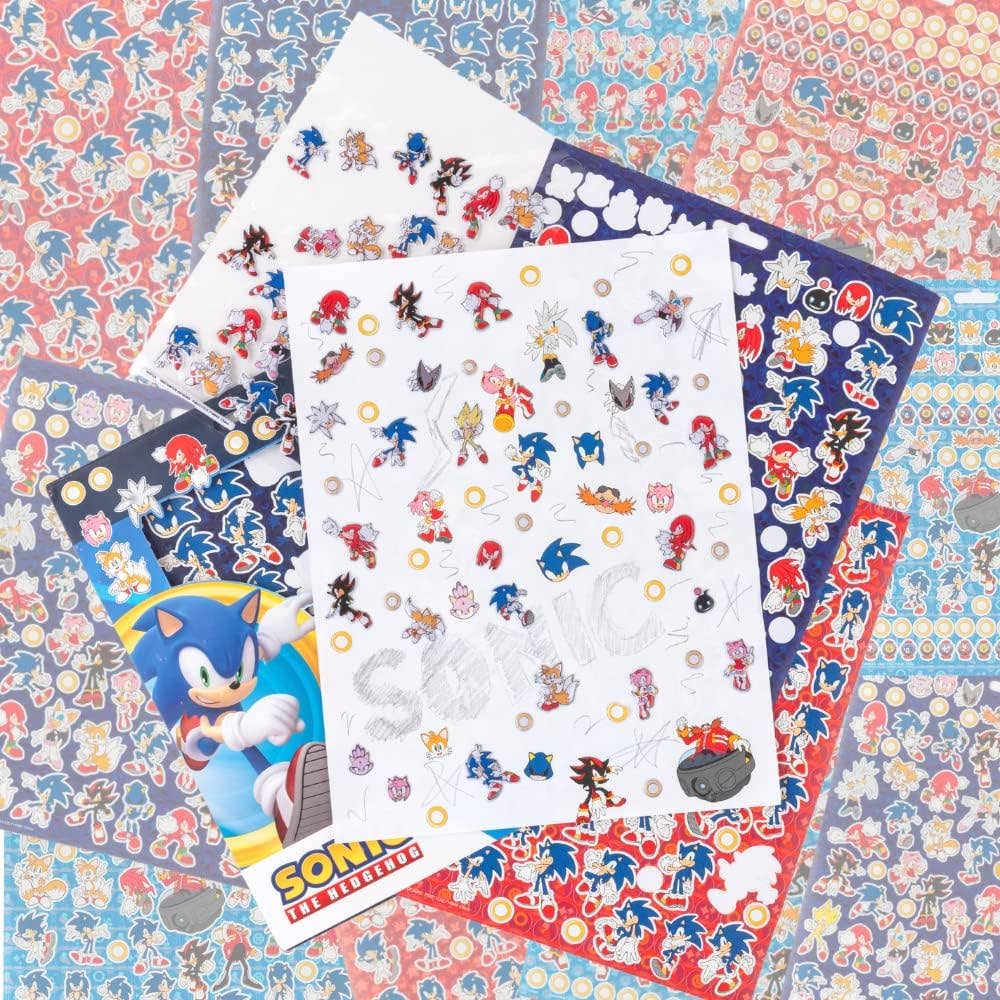 AJ TOYS & GAMES - Wholesale Sticker - Kids & Baby - Sonic the Hedgehog Sticker Book - 6 Sheets Over 500 Stickers2