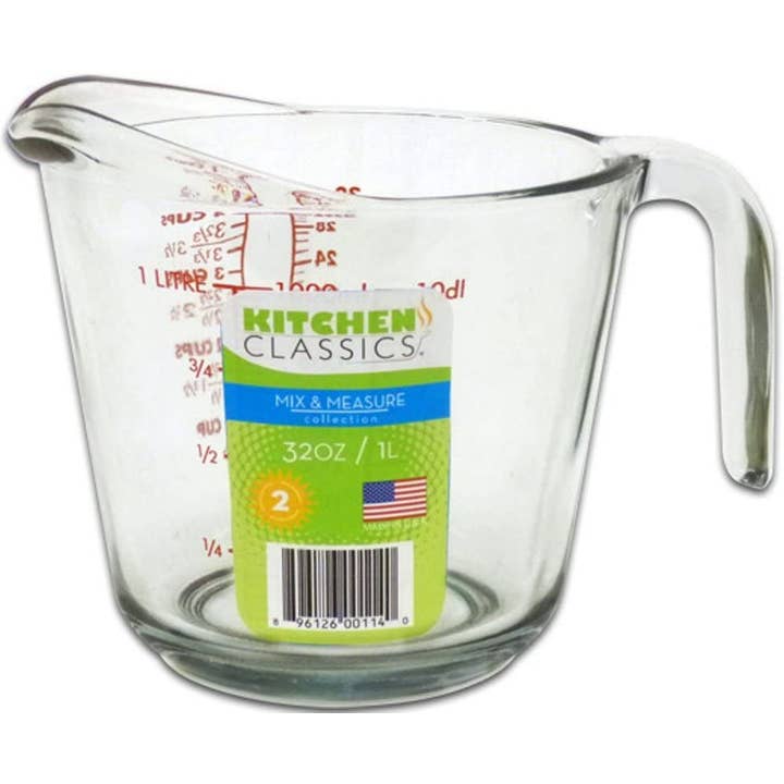 Kitchen Classic - Glass Measuring Cup for wholesale by Kadra Kitchenware