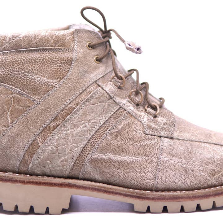 Stivale da combattimento in vera pelle testurizzata per la vendita all'ingrosso da parte di Max Leather Inc.