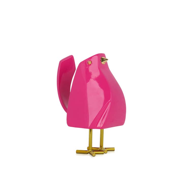 ADM Home Decoration - Wholesale Sculpture - 'Magenta Bird' resin sculpture5