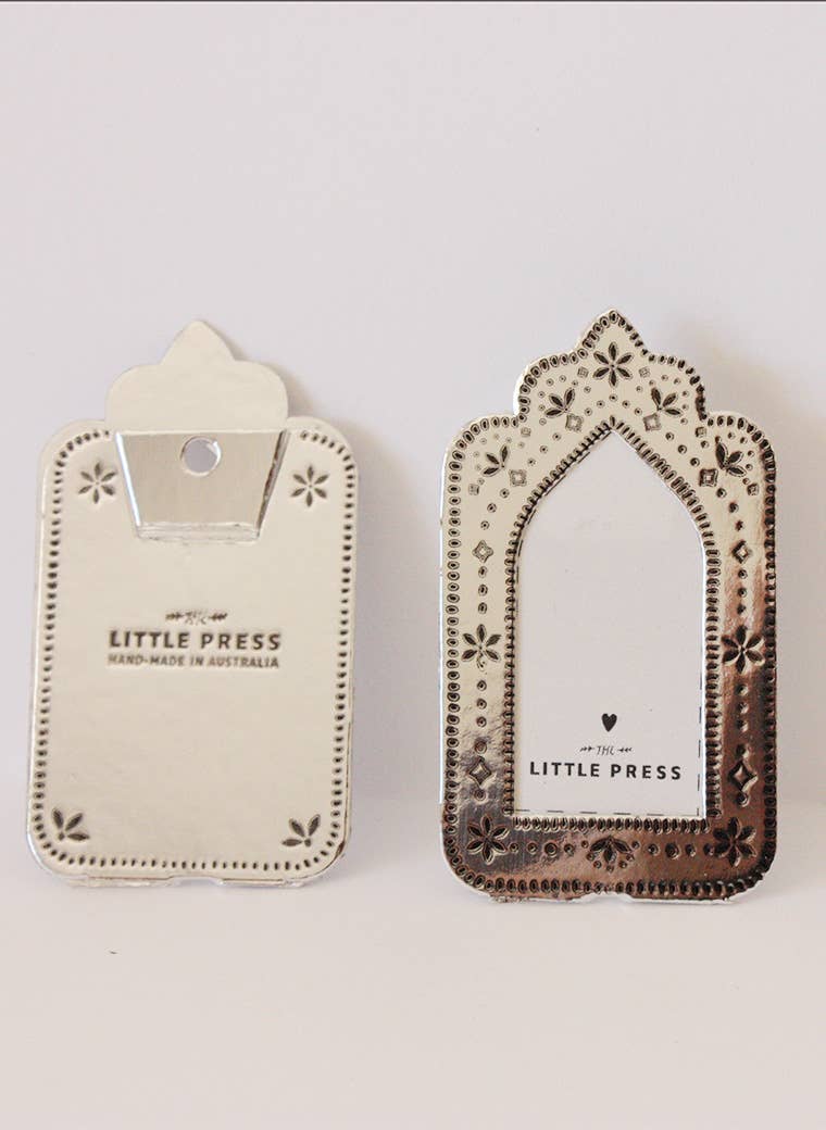 THE LITTLE PRESS - Wholesale Picture Frame - Mini Arch Frame - silver1