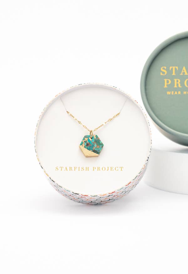 Starfish Project, Inc – wholesale Pendant/charm necklace – Restored Hope Turquoise Necklace2