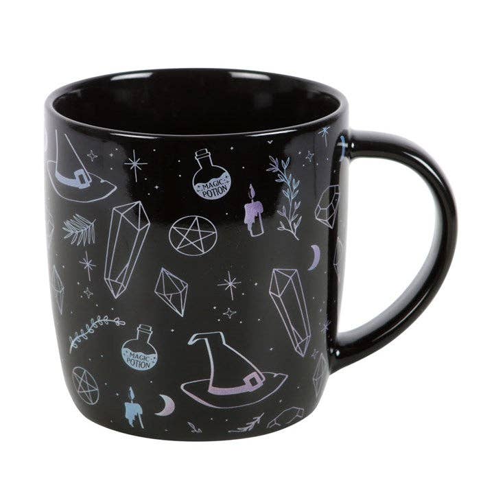 Something Different Wholesale - Wholesale Coffee Mug - Crystal Witch Print Mug