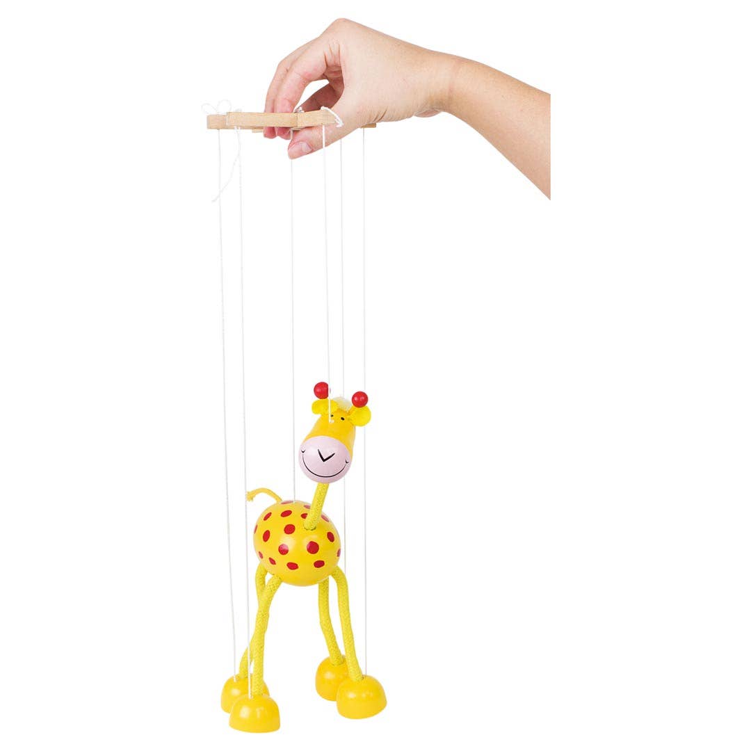 Goki America - Wholesale Puppet - Kids & Baby - String Puppet - Giraffe  Marionette1