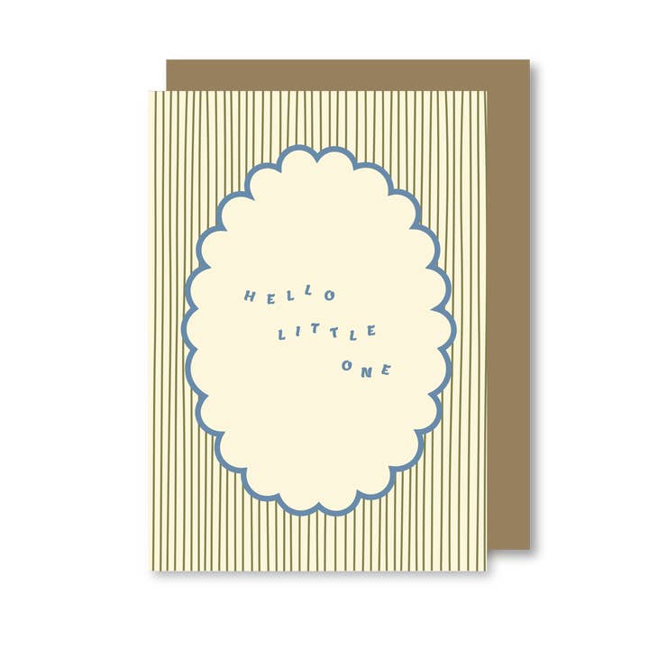 'Hello Little One' Card for wholesale by Emma Stewart