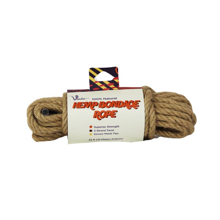 Voodoo - Wholesale Sex Toy - Voodoo Natural Hemp Bondage Rope | 5m & 10m2