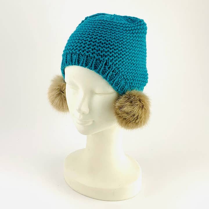 MILANO AMOUR - Wholesale Beanie - Women's - WINTER HAT CAPPELLO CUFFIA DOUBLE PON-PON6