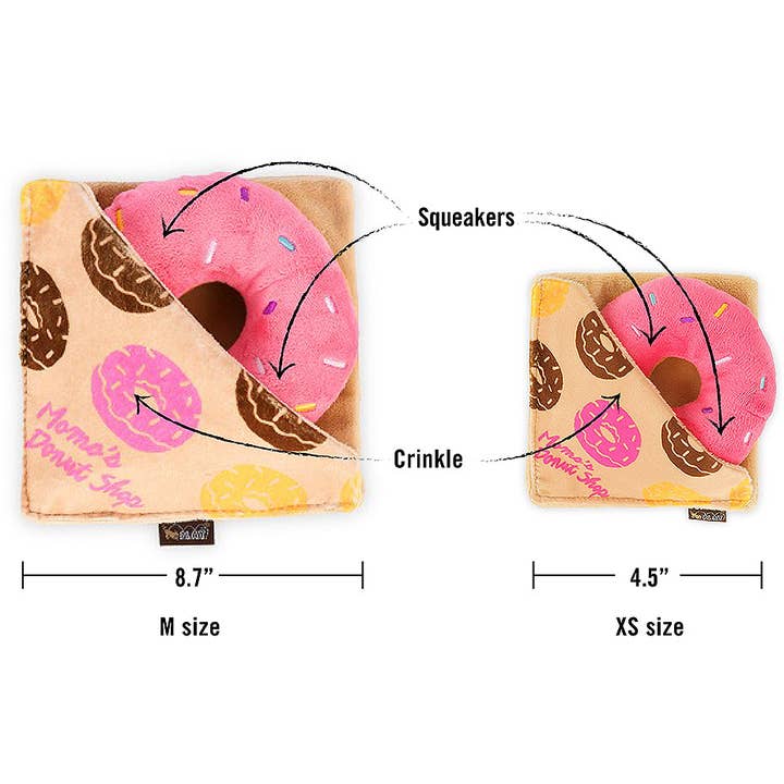 P.L.A.Y. Pet Lifestyle and You - Wholesale Pet Plush Toy - Dog - Pup Cup Cafe Doughboy Donut2