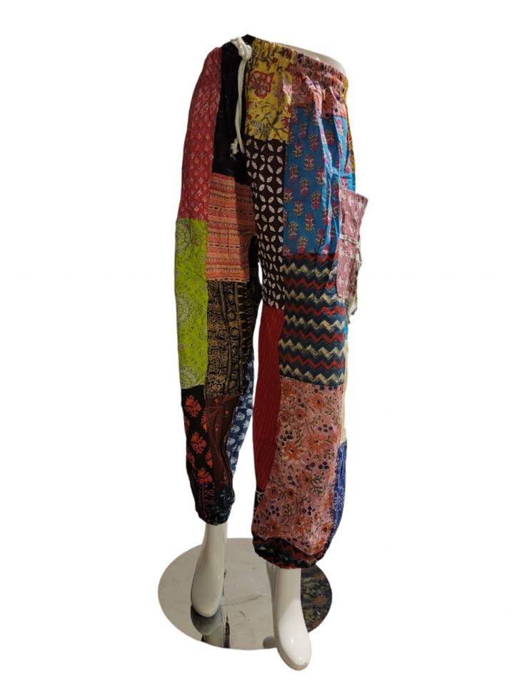 Evergreen Guardian Imports - Wholesale Pants - Women's - TT230 Patchwork Trousers