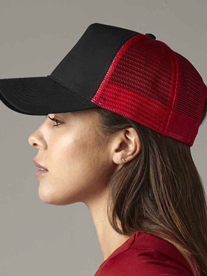Beechfield - Snapback Truckerkasket for engroshandel hos Pierre Francis