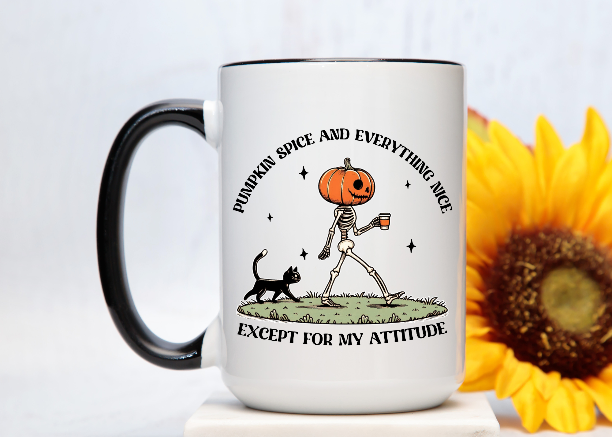 AromaSarapy – wholesale Coffee mug – Pumpkin Spice & Everything Nice, Except Attitude | Fall Mug1