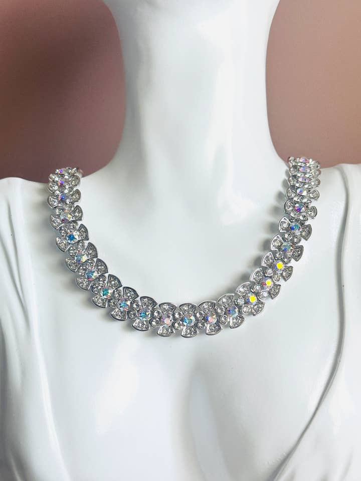 YOUNG - FABULOUS SWAROVSKI CRYSTAL CHOKER NECKLACE for wholesale by JohnnyB Jewelry