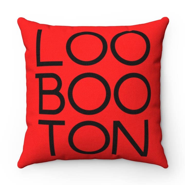Loo Boo Ton Kissen, 18 x 18, Modedesigner 18 x 18 Kissen, inspiriertes Dekokissen, Akzentkissen für den Großhandel von QuotesOn LLC