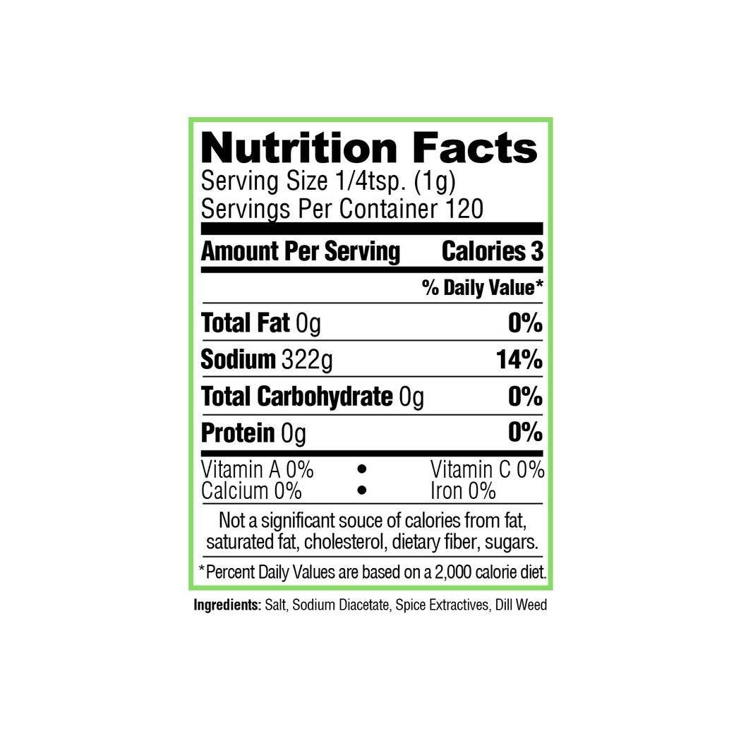 Pork King Good - Wholesale Dried Spice Mix - Pork King Good Dill Pickle Seasoning Shaker 4.25oz1