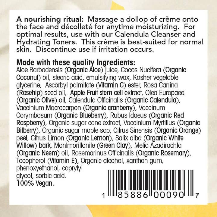 Bodyceuticals - Vendita all'ingrosso Crema idratante viso - Crema viso alla calendula + vitamina C3