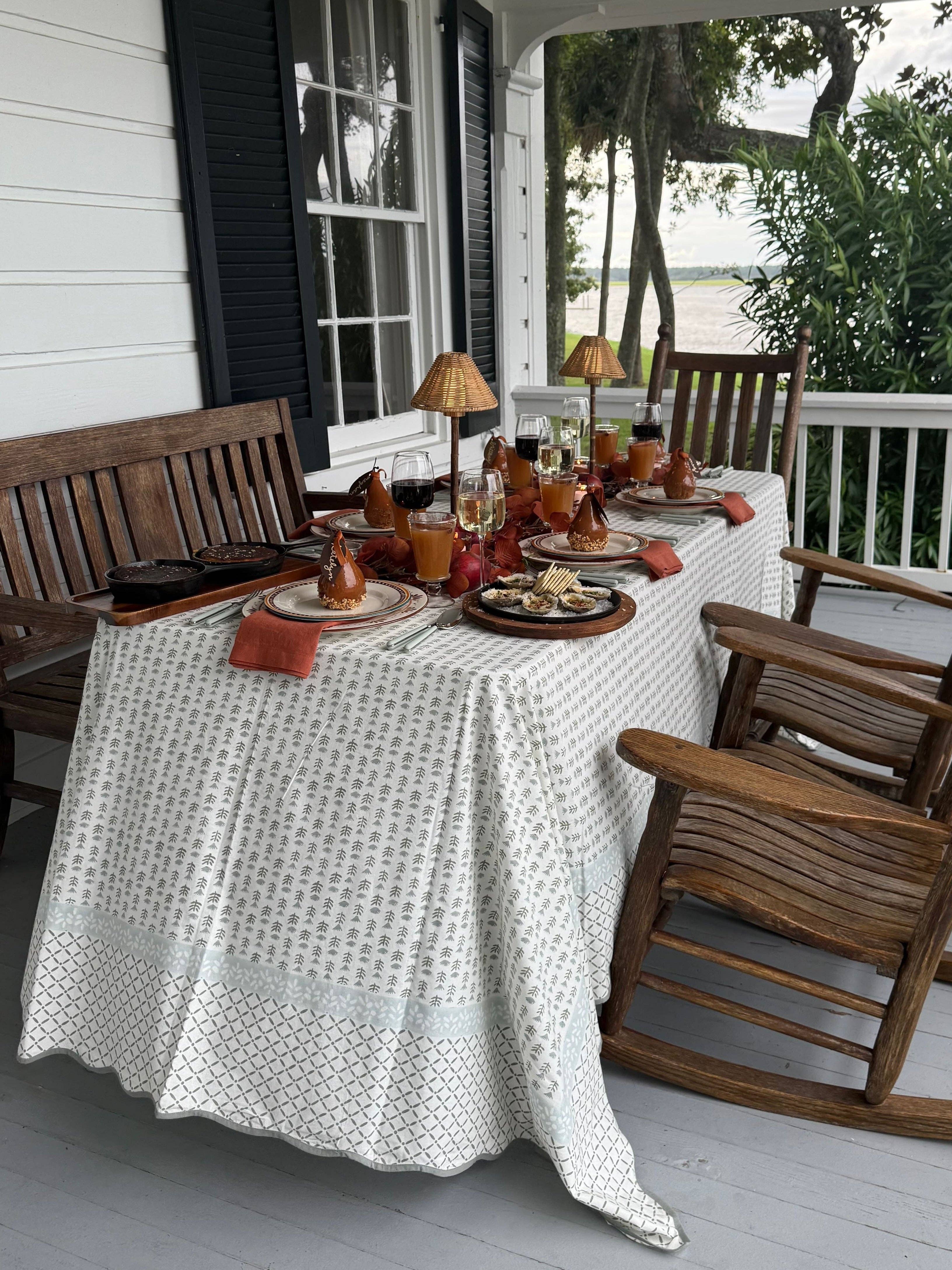 Ceae Shop - Wholesale Tablecloth - Claire Tablecloth in Serene1