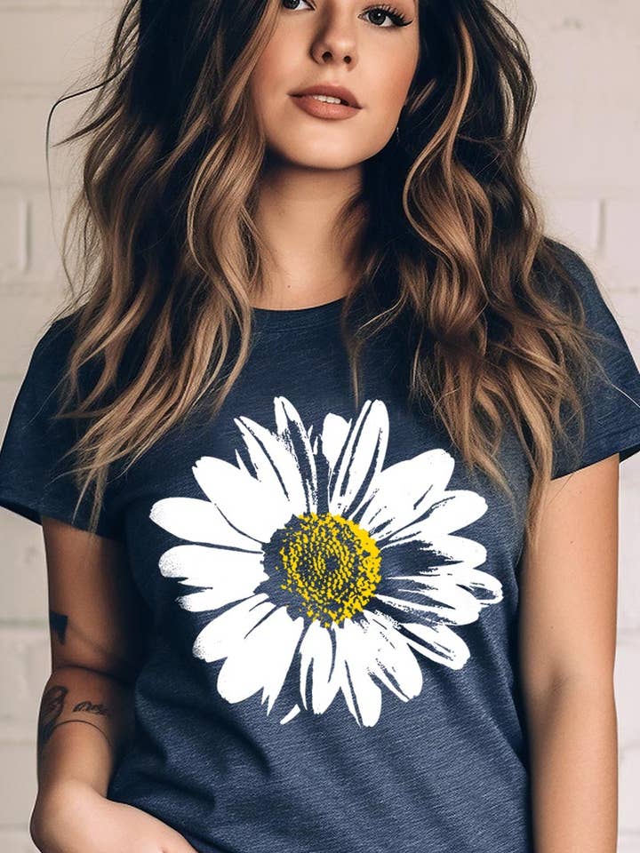T-shirt graphique Daisy pour la vente par COLORBEAR