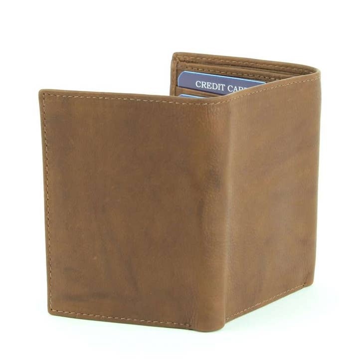 Leather Impressions Inc - Wholesale Wallet - Men's - American Bison Tall Trifold Wallet32