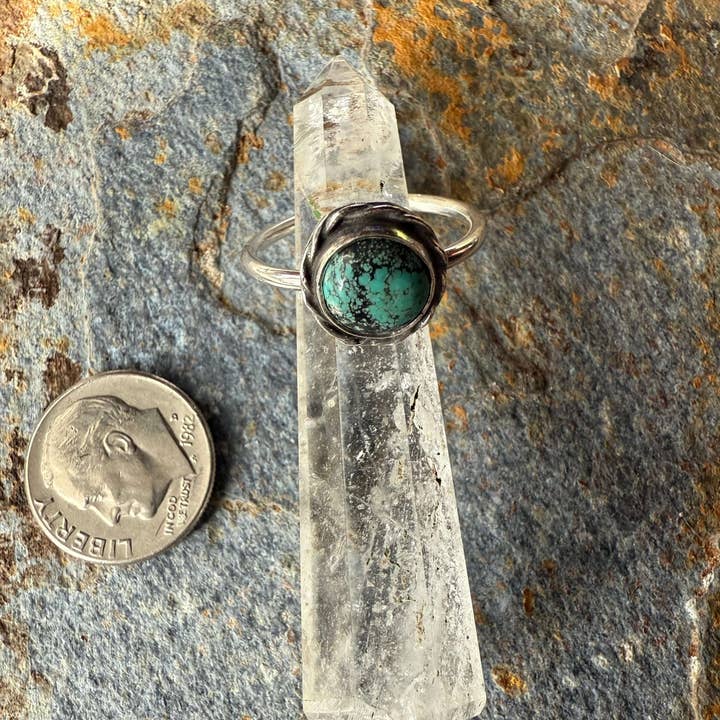 Wild Mountain Silver – wholesale Cocktail/statement ring – Blue Moon Turquoise Sterling Silver Ring0