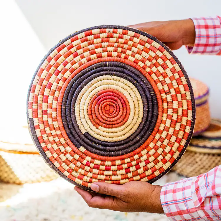 Waasiwolves - Wholesale Decorative Plate/Dish/Bowl - Package of 3 Figual Baskets3