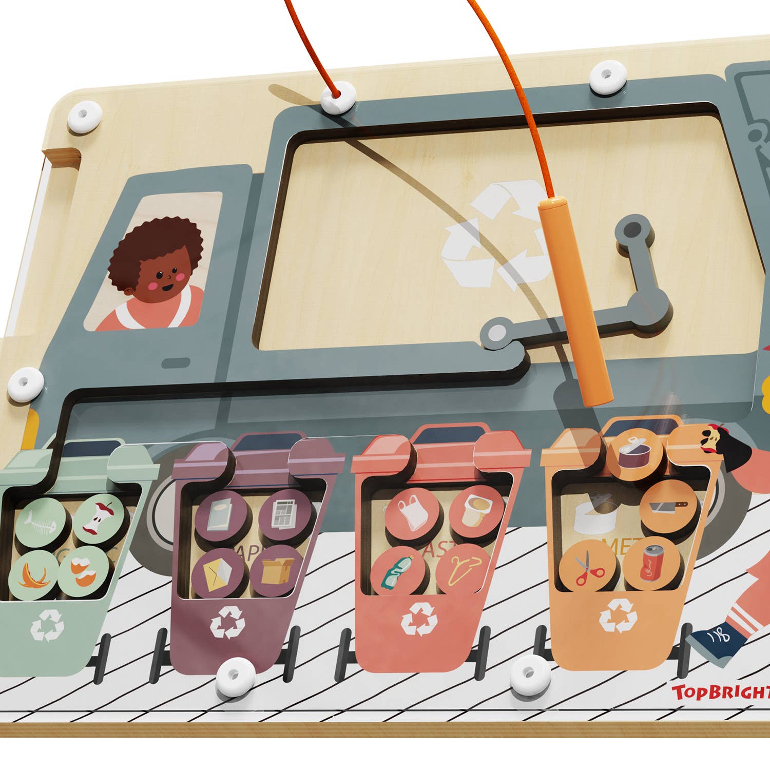 TOPBRIGHT GmbH - Wholesale Toy Set - Kids - Waste Sorter - Montessori8