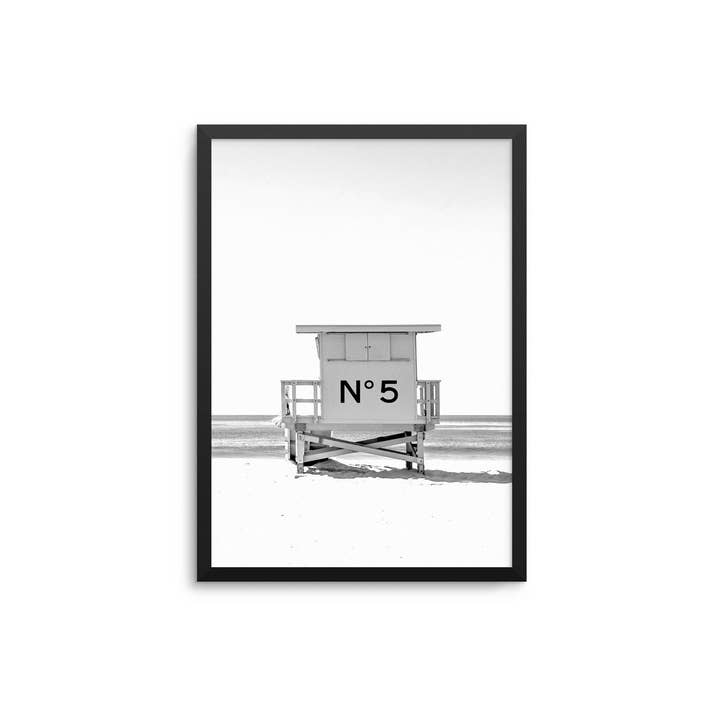 Impresión de cabaña en Coco Beach para venta al por mayor de D'LUXE PRINTS