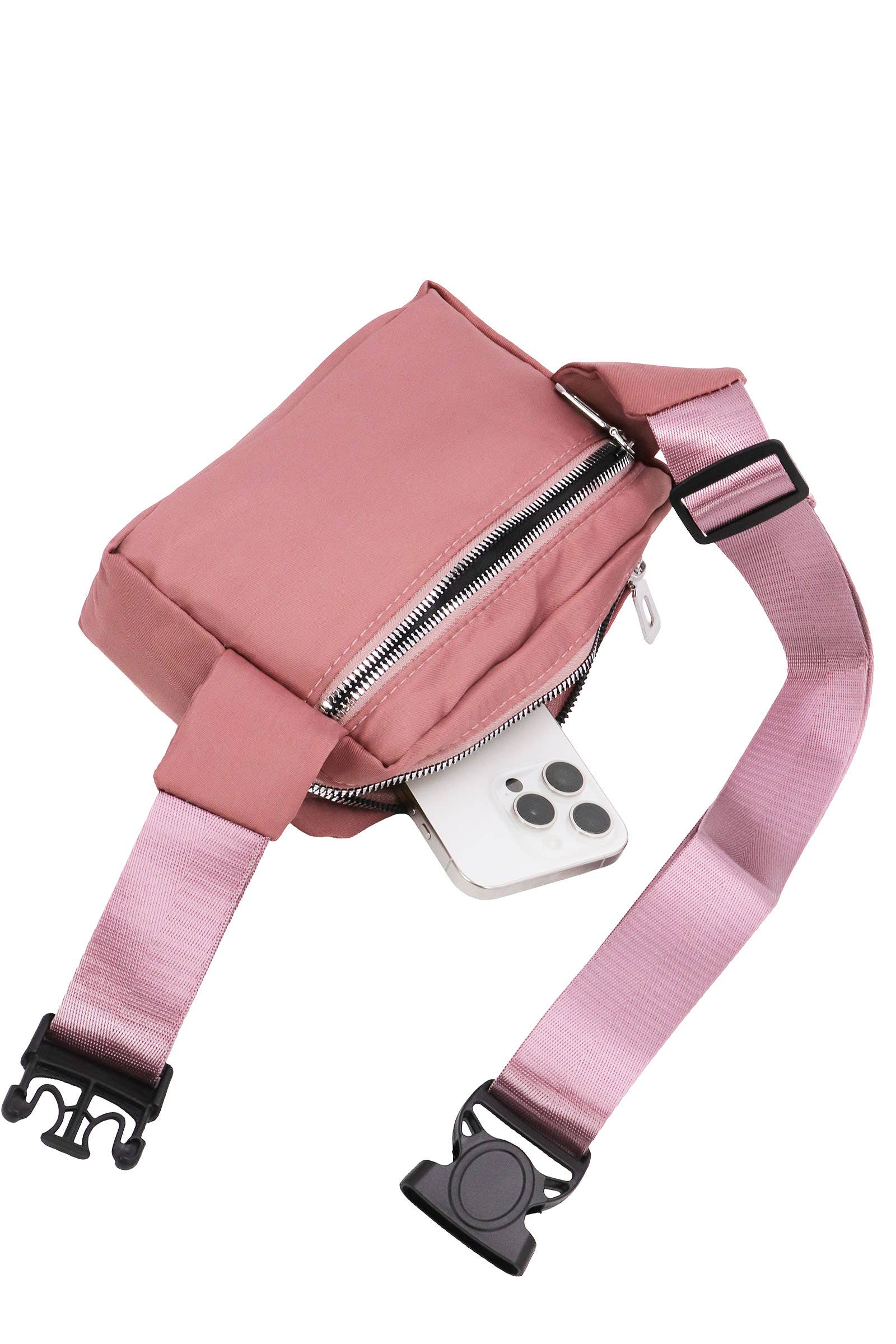 ASSORTED Minimal Matte Pastel Belt Bum Fanny Pack for wholesale on Faire3
