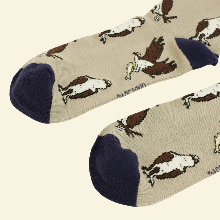 Bare Kind Socks – wholesale Socks – Unisex – Osprey Socks | Bamboo Socks | Grey Socks | UK Wildlife3