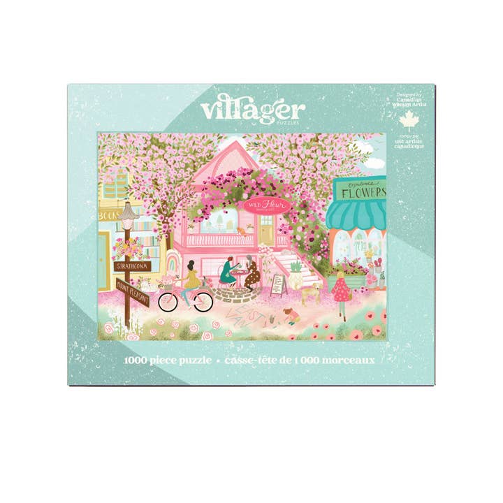 Villager Puzzles - Wholesale Puzzle - Adult - City in Bloom | 1000-Piece Puzzle | Designed in Canada1