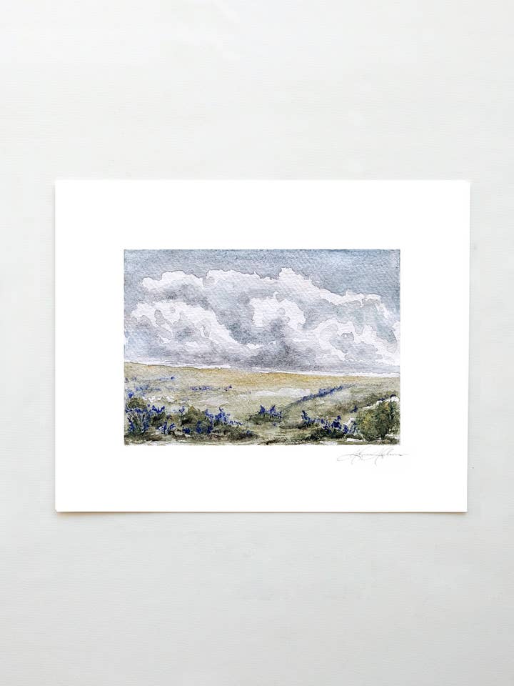 Campos Bluebonnet Nº 1 para venta al por mayor de Hope Helms Fine Art & Design