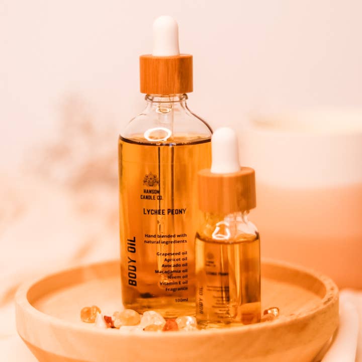 Hanson Candle Co. - Wholesale Bath/Body Oil - Natural hydrating Body Oil + Crystal Infused | 100ML8