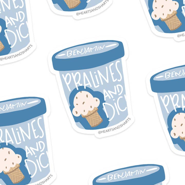 Hearts and Sharts - Wholesale Sticker - PRALINES AND DICK