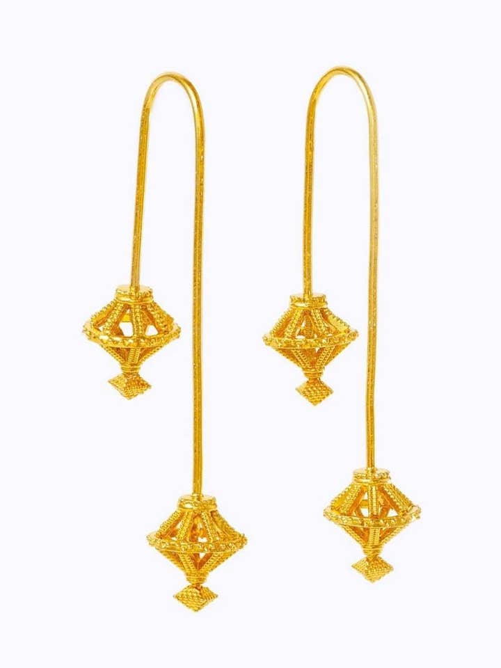 Earrings 24k Gold Plated for wholesale by Cartooli