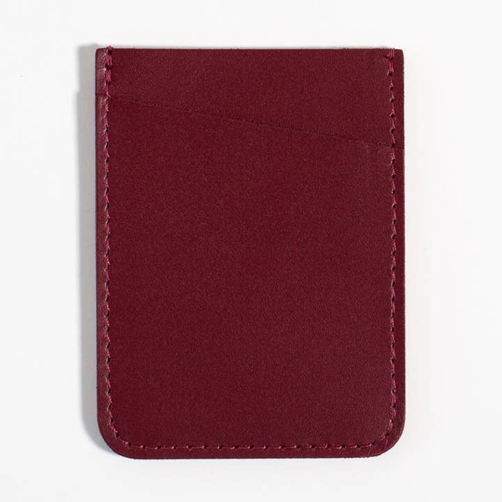 Porte-cartes Slim | Wine pour la vente par Small Hours Workshop