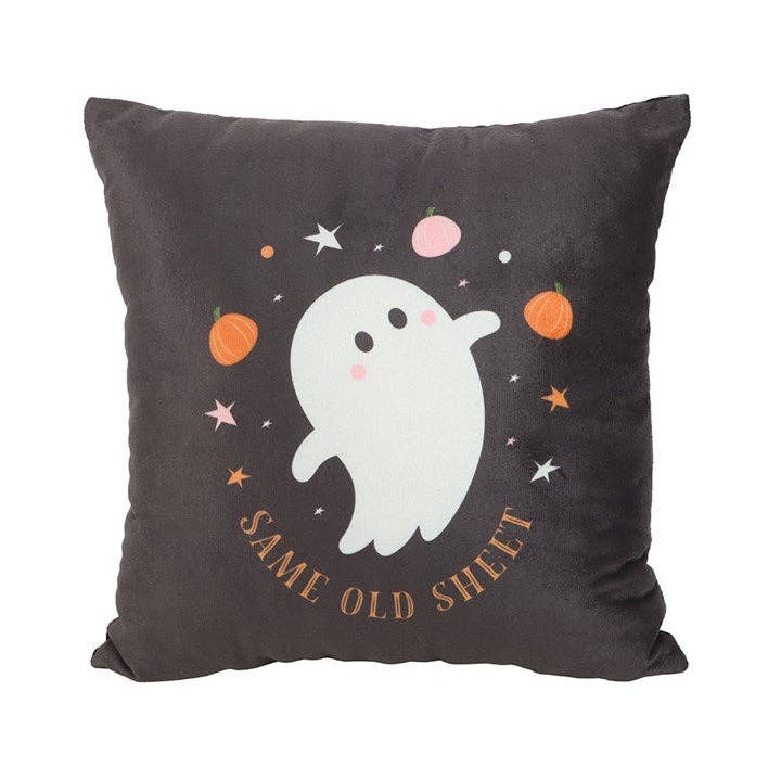 Something Different Wholesale - Wholesale Throw/Decorative Pillow - Square Same Old Sheet Halloween Ghost Cushion1