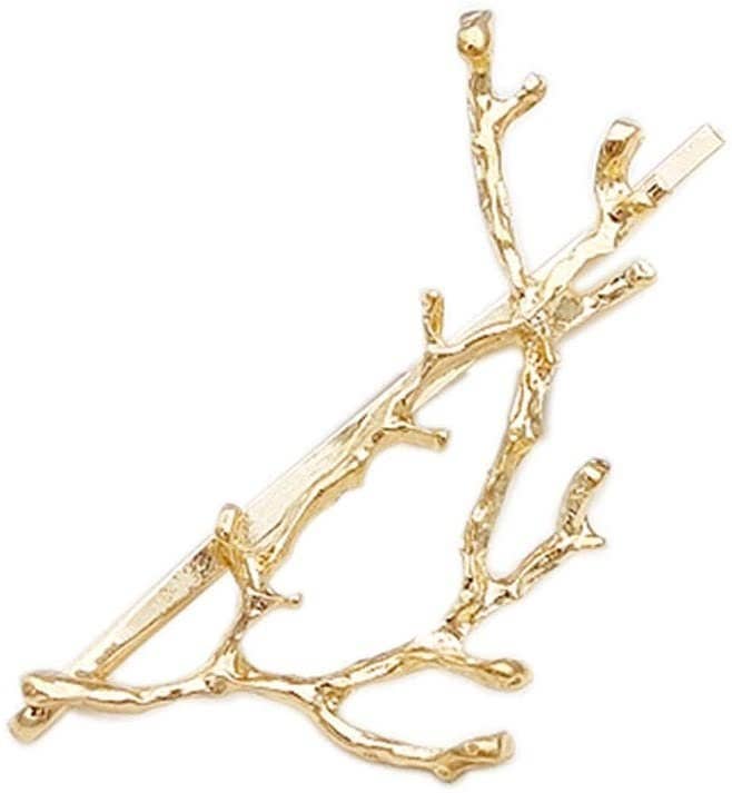 JUL ET FIL - Wholesale Haarspeldje - Damesgouden haarjuwelen met messing haarclip in takvorm2