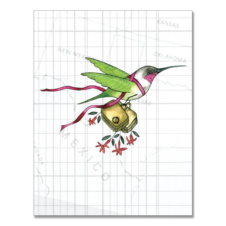 Hummingbird Heading Home for wholesale by Karen Eide Studios