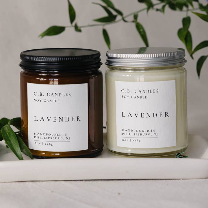 Lavender Candle for wholesale by C.B. Candles