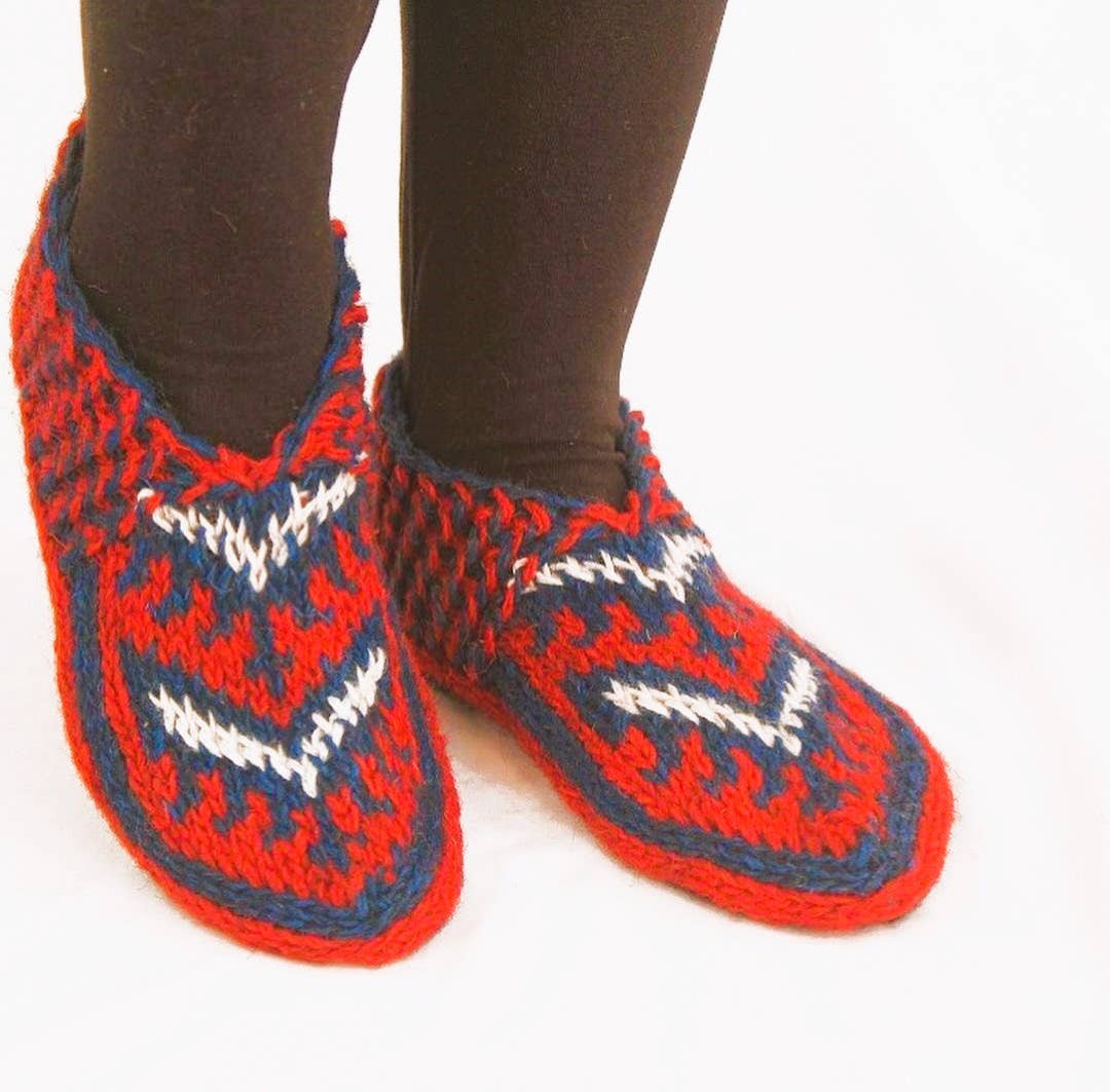SONNATI - Wholesale Sock Slippers - Unisex - Unisex Wool House Sock Slipper - Brand Name: Zoe (SK 84)22