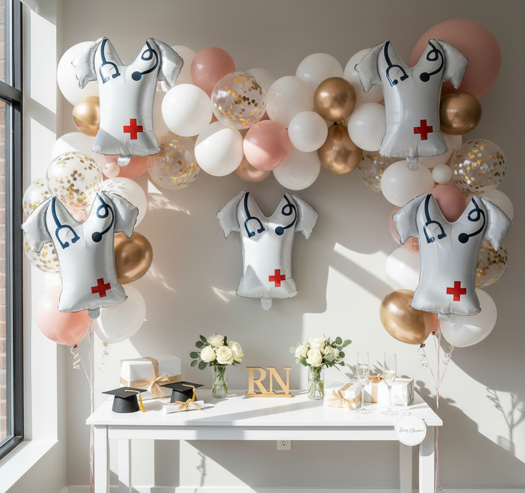 Zoey Christina - Wholesale Balloon - Nurse Themed Scrub Top Balloon11