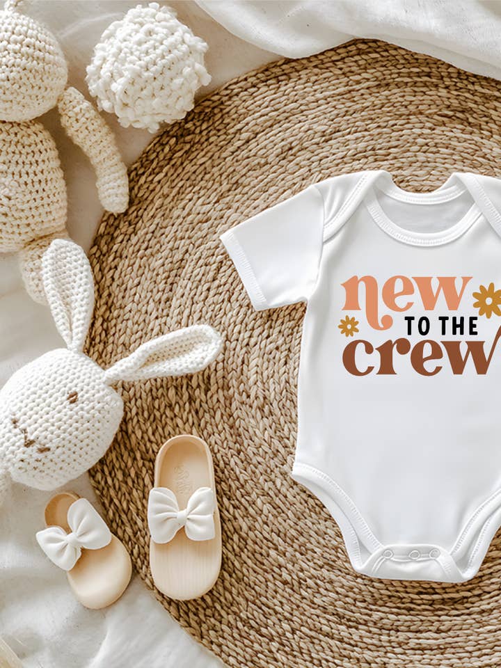 BOHO New to the Crew Onesie for wholesale by Claire and Bella